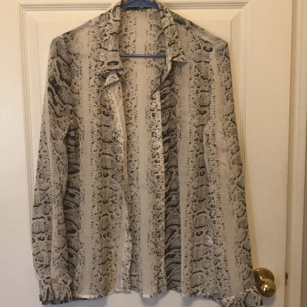 Sheer blouse